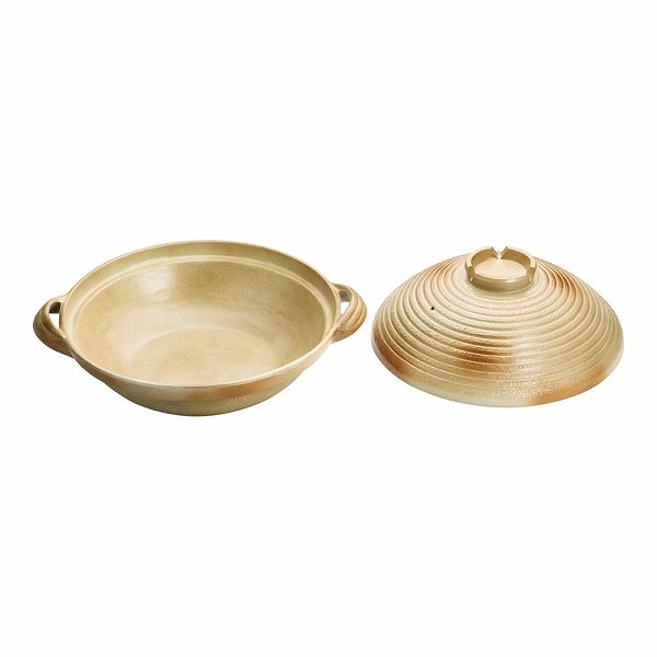 電磁用手造り土鍋 楽鍋 新幸楽 30cm アルミ QDN1130