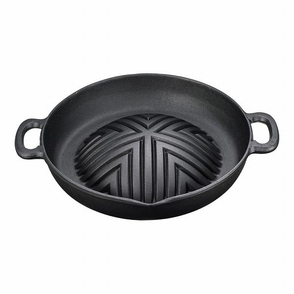 東伸販売 ジンギスカン鍋 新深型 30cm 鉄 Y-12(QGV17)