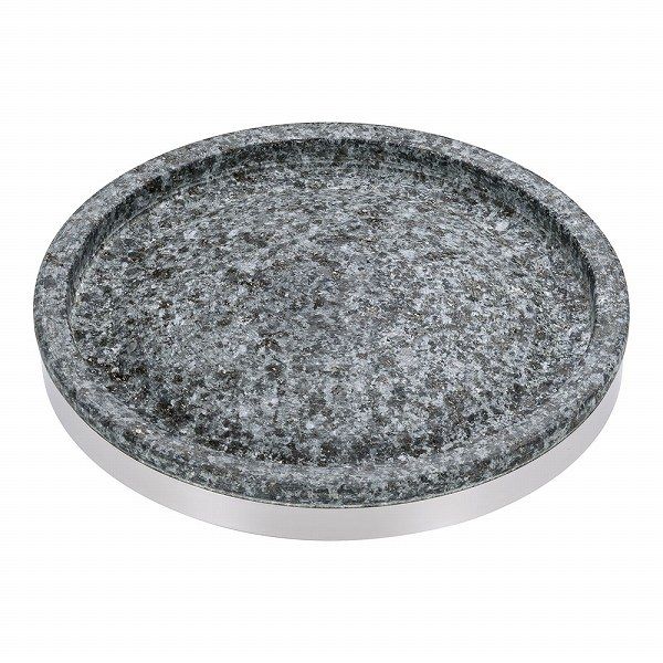 TKG 長水 石焼丸型プレート 20cm 補強リング付 YS-0620A(QIS2220)