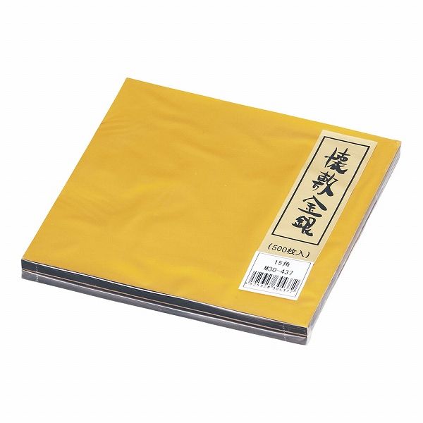 マイン(Mine) 懐敷 金銀 15cm角 入数：1セット(500枚入) M30-437(QKI20)