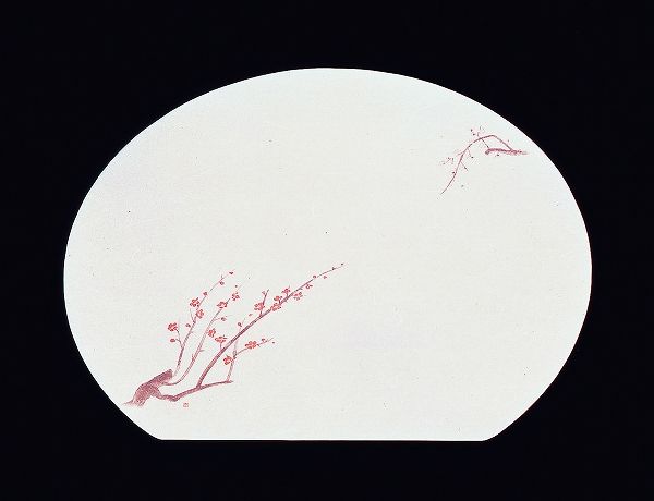 ヤマコー(Yamaco) 尺3半月枯淡懐石まっと 梅 370×335mm 入数：1セット(100枚入) QKI48