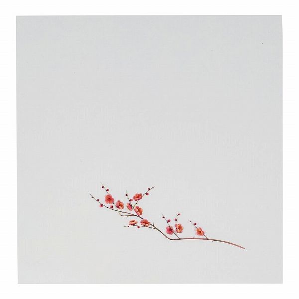 アーテック(artec) OPクリア四季 梅 18cm角 入数：1セット(200枚入) OS-18-5(QKL153)