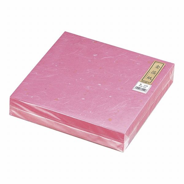 マイン(Mine) 金箔紙ラミネート 桃 25cm角 入数：1セット(500枚入) M30-422(QKV22422)