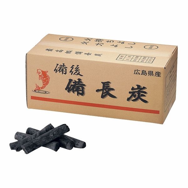 山大燃料工業(Yamadai) 備後 備長炭 12kg 広島 切丸中 QMK3101