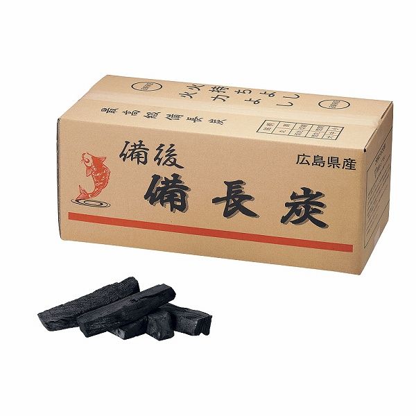 山大燃料工業(Yamadai) 備後 備長炭 12kg 広島 切割中 QMK3102