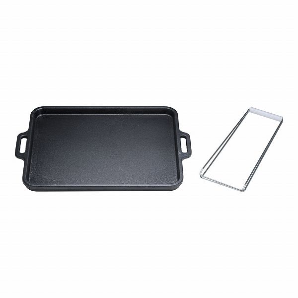 トキワ オイル焼 角型 25×30cm 鉄/専用ハンドル付 511(QOI02002)