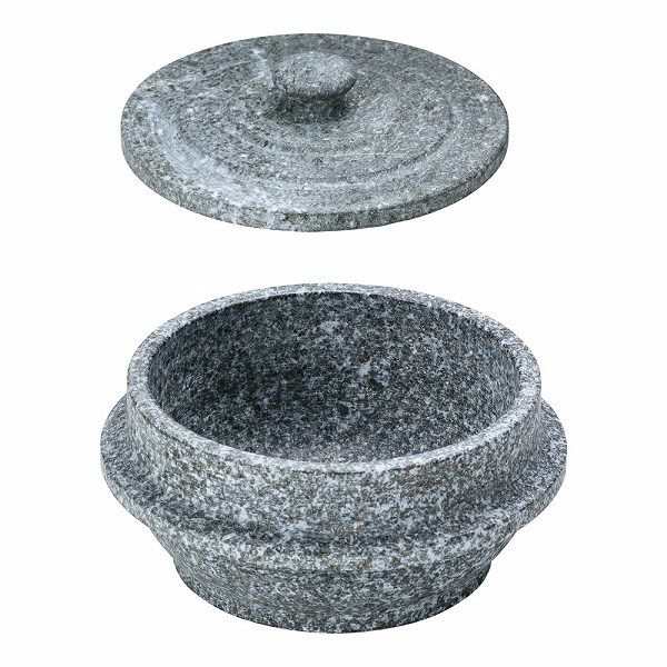 TKG 長水 石焼釜 18cm 補強なし/フタ付き YS-0218T(QPB1002 TKG 長水 石焼釜 18cm 補強なし/フタ付き YS-0218T(QPB1002