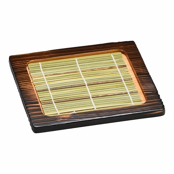 ヤマコー(Yamaco) 正角ざる 焼杉 QSY42