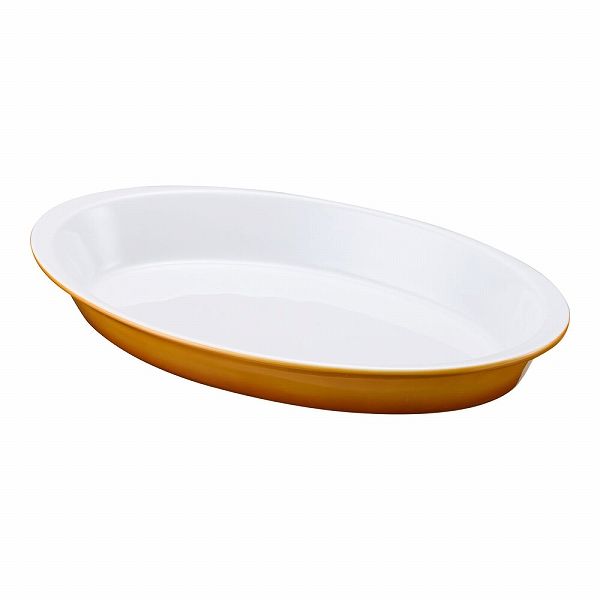 シェーンバルド(Schonwald) オーバルグラタン皿 茶 31cm ツバ付 1011