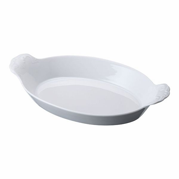 シェーンバルド(Schonwald) オーバルグラタン皿 白 28cm 手付 0298-28W(RGL632)