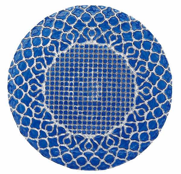 ハナ プレート ブルー 28cm ソーダガラス HA2801(RHN7502)の通販は 5,266円