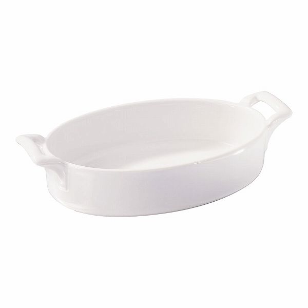 REVOL(レヴォル) ベルキュイジーヌ オーバルディッシュ ホワイト 20cm 磁器製 614832(RLB1404) 6,347円