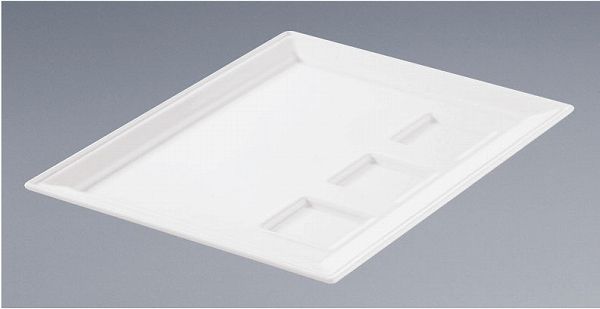 REVOL(レヴォル) タイムスクエア レキュタンギュラープレート 3インデント 磁器製 636228(RLB6001)