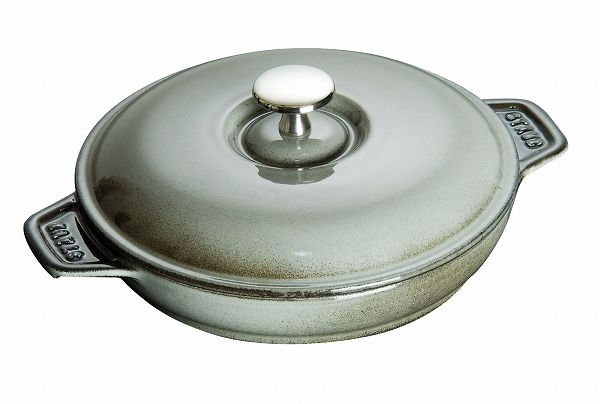 ストウブ(Staub) ラウンドホットプレート グレー 20cm 鋳鉄 蓋付 40509-579(RST3602) 31,460円
