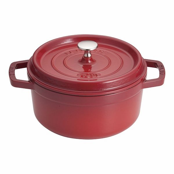ストウブ(Staub) ピコ・ココット チェリー 22cm ラウンド 鋳鉄 40509