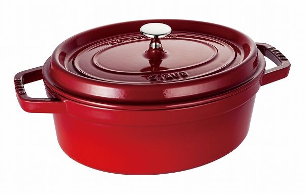 ストウブ(Staub) ピコ・ココット チェリー 23cm オーバル 鋳鉄 40509-830(RST4838)