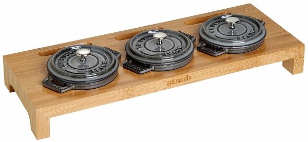 ストウブ(Staub) バンブーミニココット用スタンド 40510-299(RSTB801)