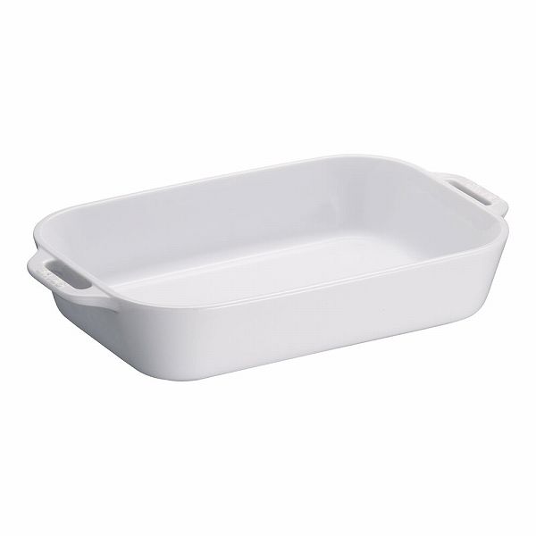 ストウブ(Staub) セラミック レクタンギュラーディッシュ ホワイト 34cm 40511-151(RSTC510)