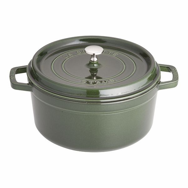 ストウブ(Staub) ピコ・ココット バジルグリーン 26cm ラウンド 鋳鉄 40509-358(RSTD206)