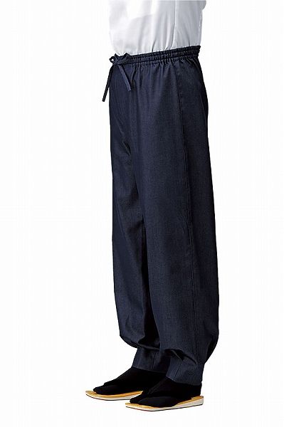 男女兼用ブライトデニムパンツ 紺 LL SLB674-1(SSM3004)