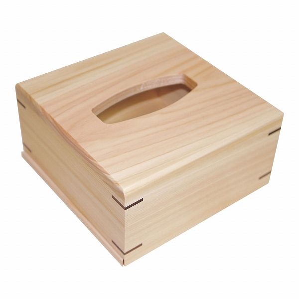ティッシュケース ハーフ 桧 VTI3501