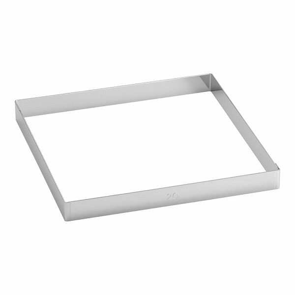 deBUYER(デバイヤー) 18-10スクエアリング 20cm 3905-20(WDBA204)の通販は 5,148円