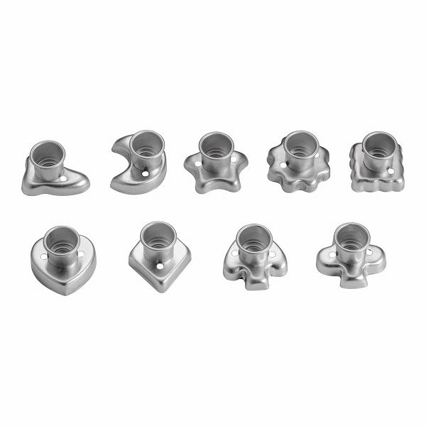 アルミ クッキー抜型 ＃3 入数：1セット(9個入) WKT20