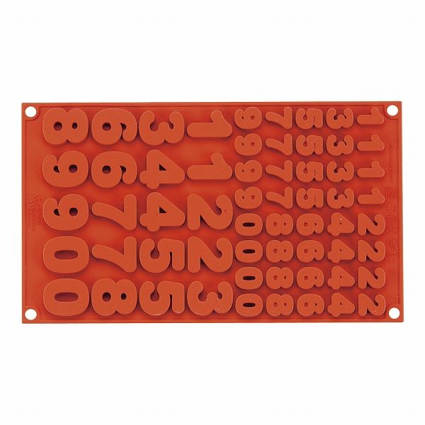 Marttellato(マルテラート) フレキシブルノンスティックモルド チョコ123 SF174(WML9501)の通販は