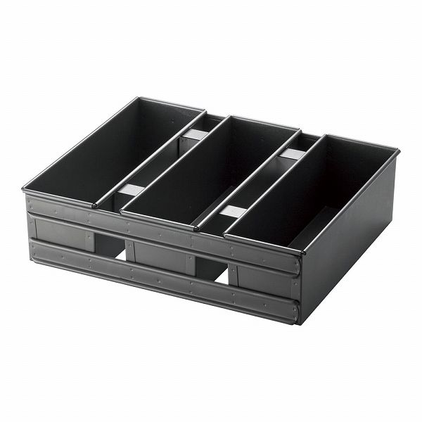 スルトン トライプラス 3斤食パン型 3連結 (蓋付) スルトン トライプラス 3斤食パン型 3連結 (蓋付)\u003cbr\u003eパン型 食パン