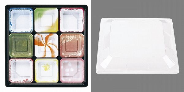 ワンウェイ 耐熱お弁当容器 透明高蓋付 入数：1セット(50セット入) T-70-E(XAZ3301)