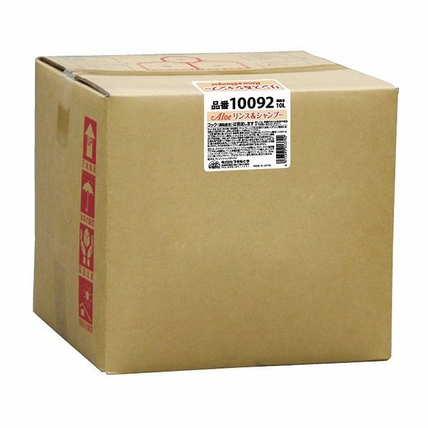 フタバ化学 アロエ リンス＆シャンプー バックインボックス10L 10092(ZLV1301)