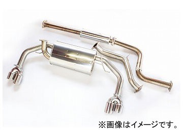 エアスト エキゾーストシステム ERSTリアディフューザー用 オーバル82φデュアルSテール ボルボ V40 MB 2.0/T5 R-DESIGN 2015年〜