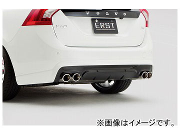 エアスト エキゾーストシステム ERSTリアスカート用 オーバル94φデュアルテール ボルボ V60/S60 FB 1.6 2014年〜