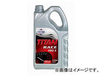フックス エンジンオイル TITAN RACE PRO S SAE 5W-40 5L A600888091