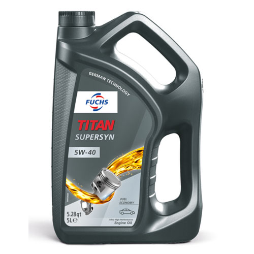 フックス エンジンオイル TITAN SUPERSYN SAE 5W-40 5L A602003232