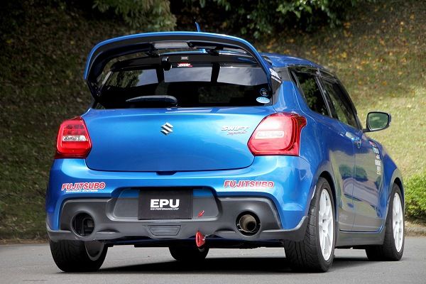フジツボ(FUJITSUBO) EXH PERFORMANCE UNIT スポーツキャタライザー＋フロントパイプ＋マフラー スズキ スイフトスポーツ 4BA-ZC33S K14C MT車専用 2020年05月〜 右側シングル出し 050-81562