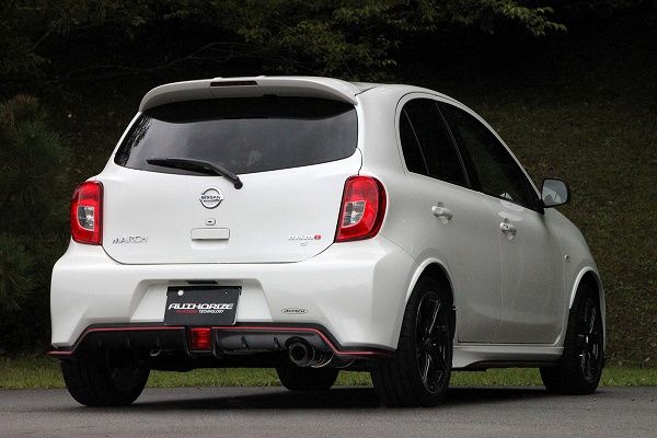 フジツボ(FUJITSUBO) A-RM＋c マフラー 日産 マーチ DBA-K13改 HR15DE NISMO S 1.5MT車専用 2013年12月〜2020年07月 ステンレス＋カーボンモデル 250-11074