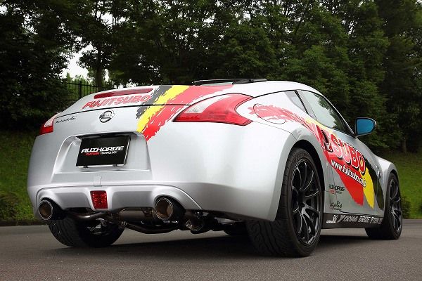 フジツボ(FUJITSUBO) A-RM＋c マフラー 日産 フェアレディZ CBA-Z34 VQ37VHR AT/MT共通 2008年12月〜2017年07月 ステンレス＋カーボンモデル 260-15489