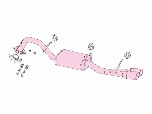 フジツボ(FUJITSUBO) A-S マフラー トヨタ カローラフィールダー 350-22531