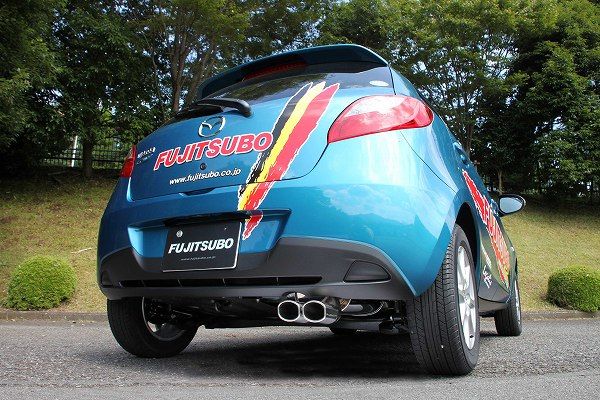 フジツボ(FUJITSUBO) A-S マフラー マツダ デミオ DBA-DEJFS P3-VPS 1.3 2WD スカイアクティブ 1300cc 2011年06月〜2014年09月 350-41533