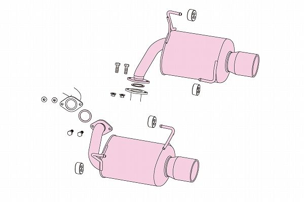 フジツボ(FUJITSUBO) A-S マフラー スバル フォレスター DBA-SJG FA20 2.0 ターボ 2000cc 2012年11月〜2015年10月 350-64542_1