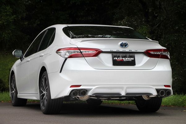 フジツボ(FUJITSUBO) A-E マフラー トヨタ カムリ DAA・6AA-AXVH70 A25A-FXS WS 2WD 2018年08月〜 Wテール 左右出し ステンレス＋カーボンモデル 450-24467