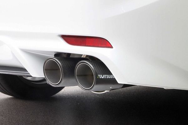 フジツボ(FUJITSUBO) A-E マフラー トヨタ カムリ DAA・6AA-AXVH70 A25A-FXS WS 2WD 2018年08月〜 Wテール 左右出し ステンレス＋カーボンモデル 450-24467