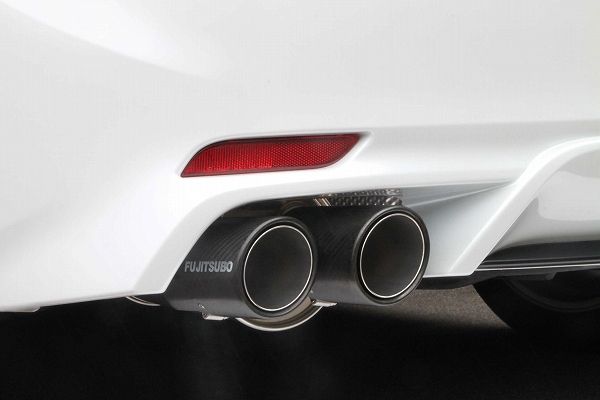 フジツボ(FUJITSUBO) A-E マフラー トヨタ カムリ DAA・6AA-AXVH70 A25A-FXS WS 2WD 2018年08月〜 Wテール 左右出し ステンレス＋カーボンモデル 450-24467