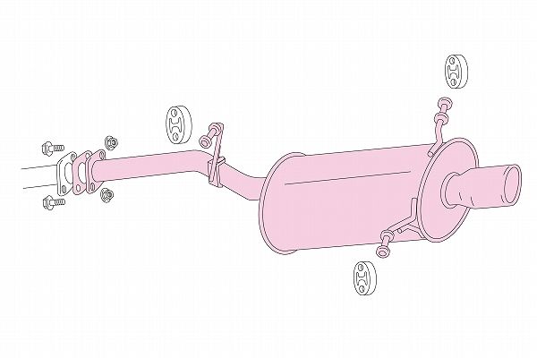 フジツボ(FUJITSUBO) Wagolis マフラー スバル フォレスター CBA-SG5 EJ20 2.0 NA マイナー後 2000cc 2005年01月〜2007年12月 460-64521_1