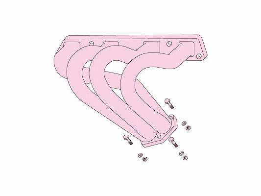 フジツボ(FUJITSUBO) Super EX エキゾーストマニフォールド トヨタ セリカ 保安基準適合品 510-22412_1