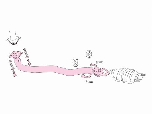 フジツボ(FUJITSUBO) フロントパイプ 三菱 ランサーエボリューション