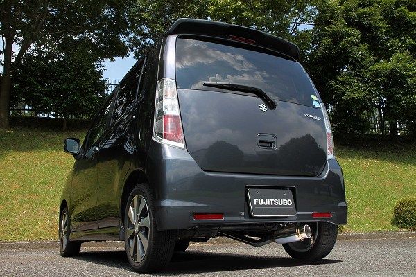 フジツボ(FUJITSUBO) A-K マフラー スズキ ワゴンR CBA・DBA-MH23S K6A スティングレー ターボ 2WD 2008年09月〜2012年09月 フラットステンレスモデル 750-80285