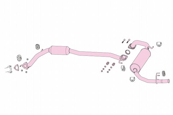 フジツボ(FUJITSUBO) POWER Getter マフラー ホンダ シビック ABA-FN2 K20A タイプR ユーロ 2009年11月〜2010年03月 左側シングル出し 760-52076_4