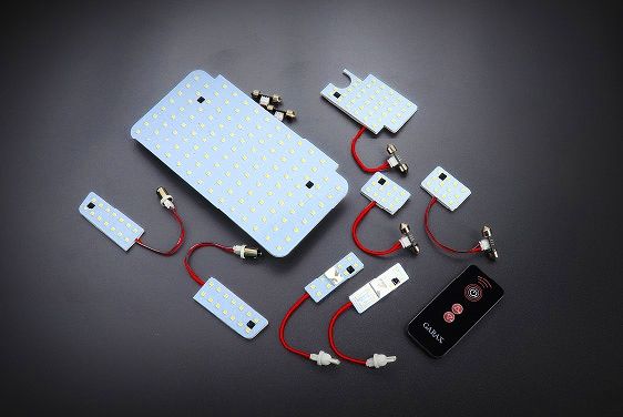 ギャラクス 2モードLEDルームランプセット 200系 ハイエース/レジアス 4型〜 HA2-2LED-12の通販は